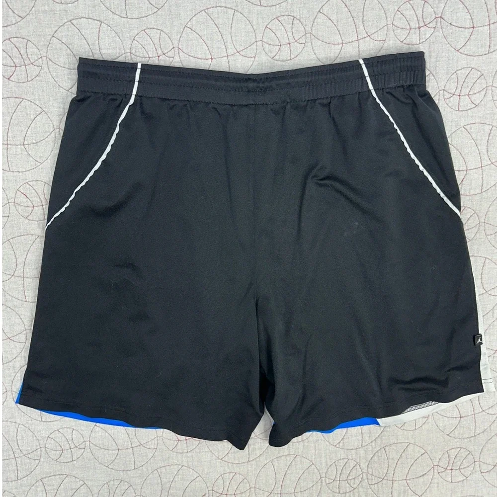 Jordan Basketball Shorts Black Blue White Colorblock / Men's 3XL